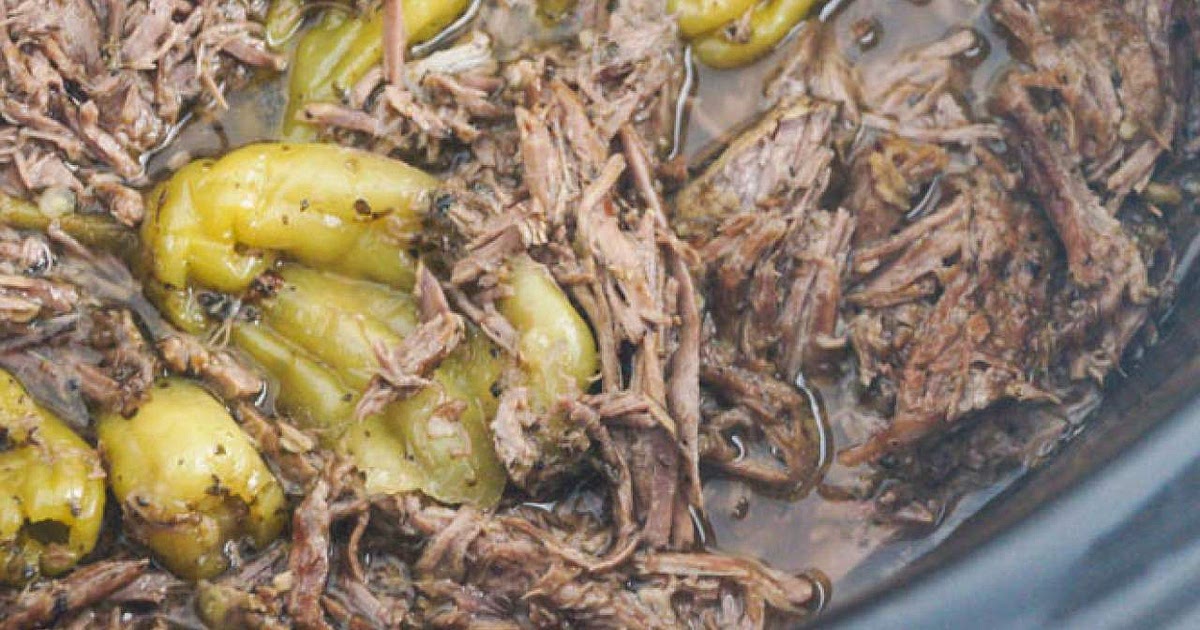 Slow Cooker Pepperoncini Beef aka Drip Beef Recipe | Samsung Food App