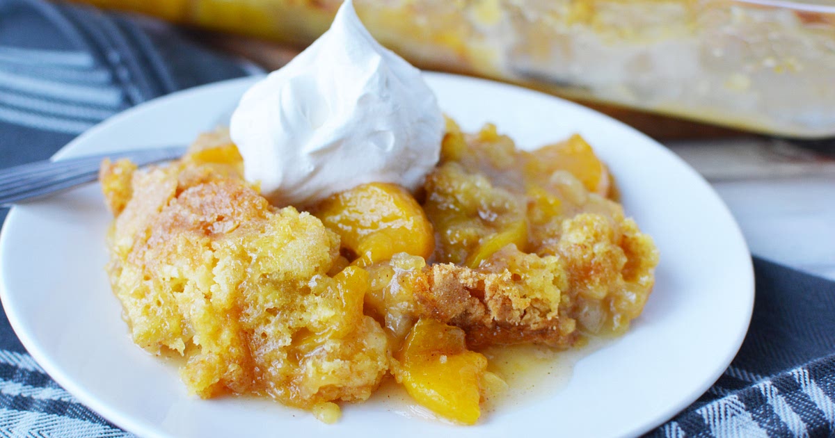 Peach Cobbler with Cake Mix Recipe | Samsung Food App