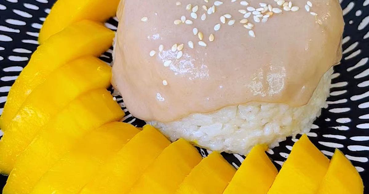 Mango Sticky Rice with Regular Rice Recipe | Samsung Food App