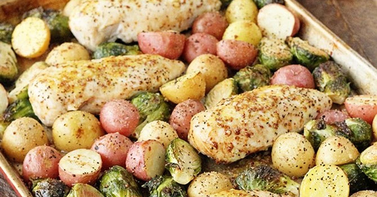 Sheet Pan Lemon Chicken Recipe | Samsung Food App