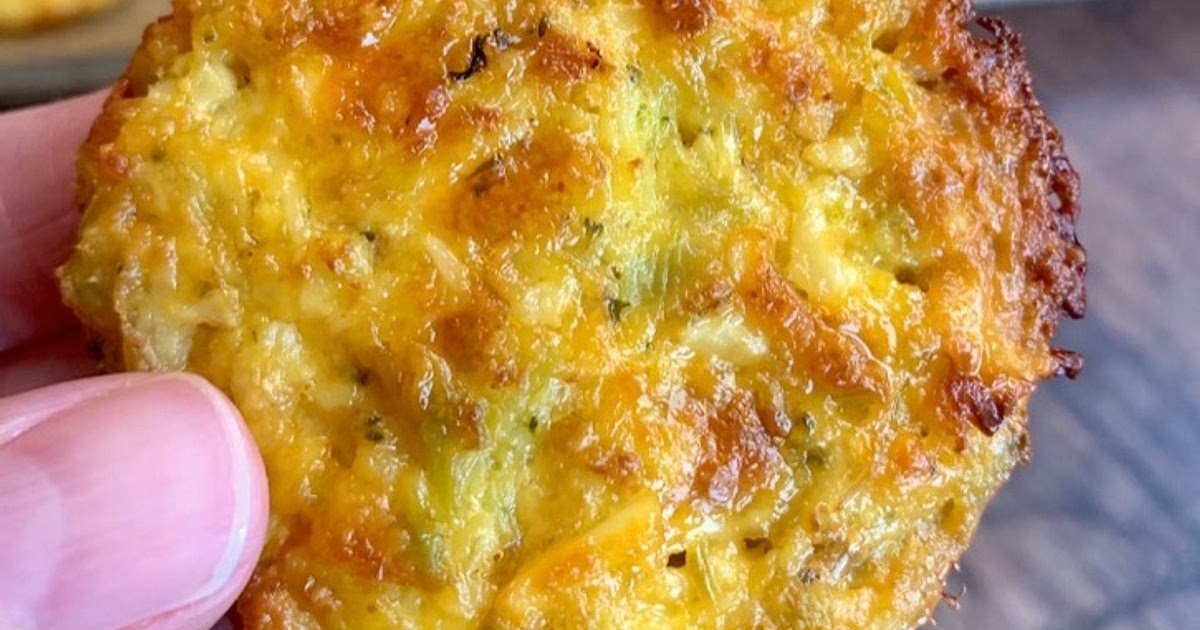 Crispy Broccoli Cheddar Rounds (Low Carb Snack) Recipe | Samsung Food App