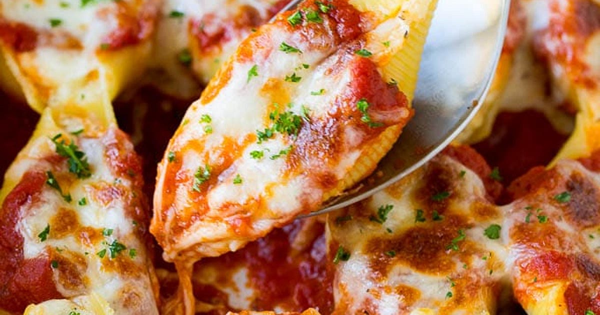 Snack With Shell Classic Stuffed Shells Recipe | Samsung Food App