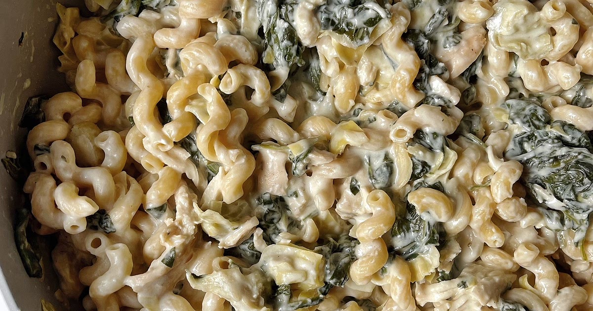 One Pan Spinach & Artichoke Chicken Pasta: Your New Favorite Weeknight Dinner Recipe | Samsung Food 