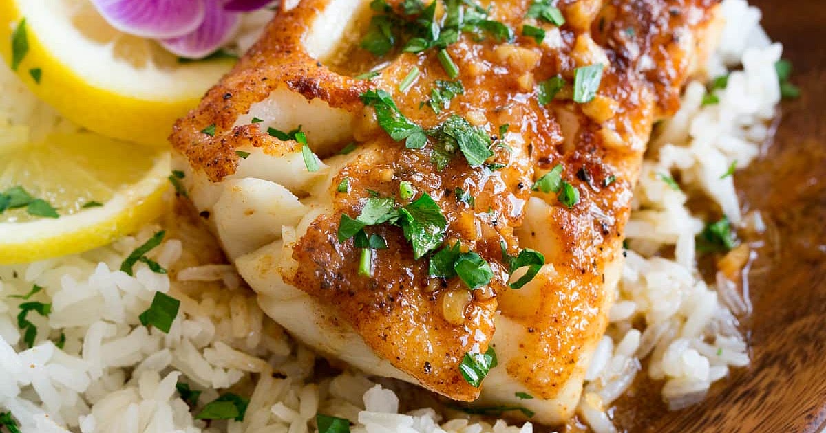 Lemon Butter Cod Recipe | Samsung Food App