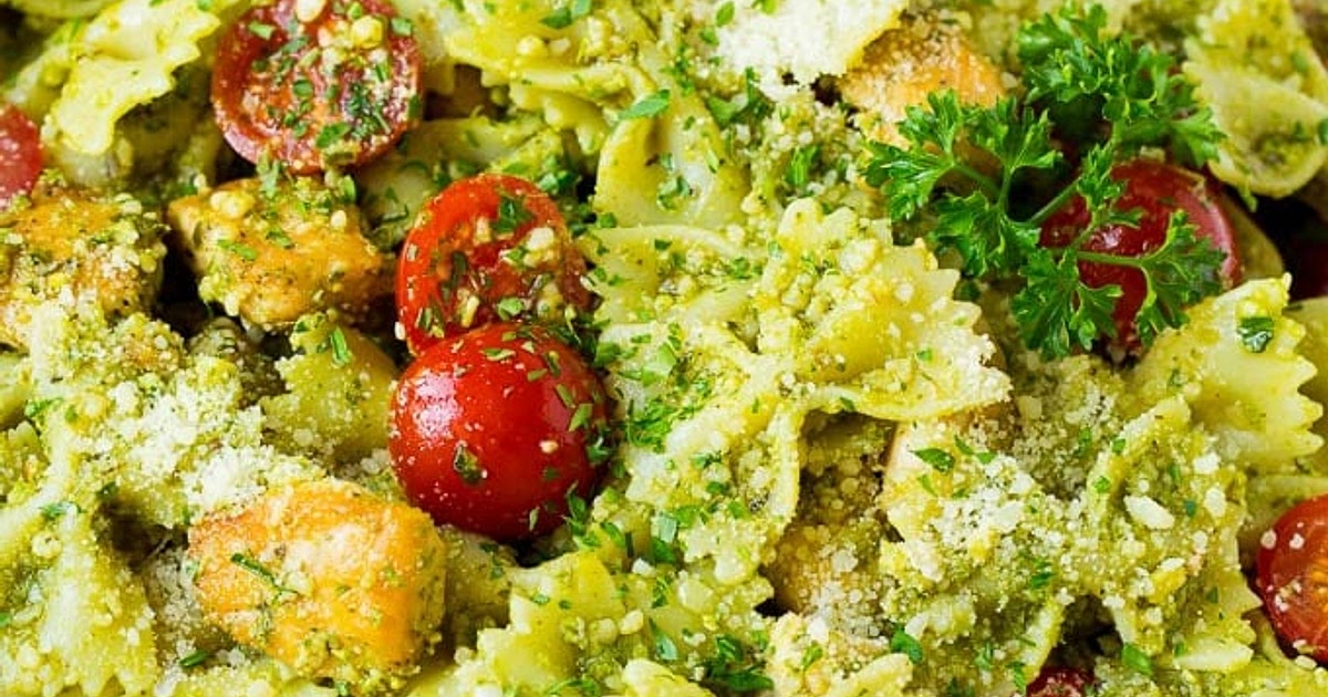 Chicken Pesto Pasta Recipe | Samsung Food App
