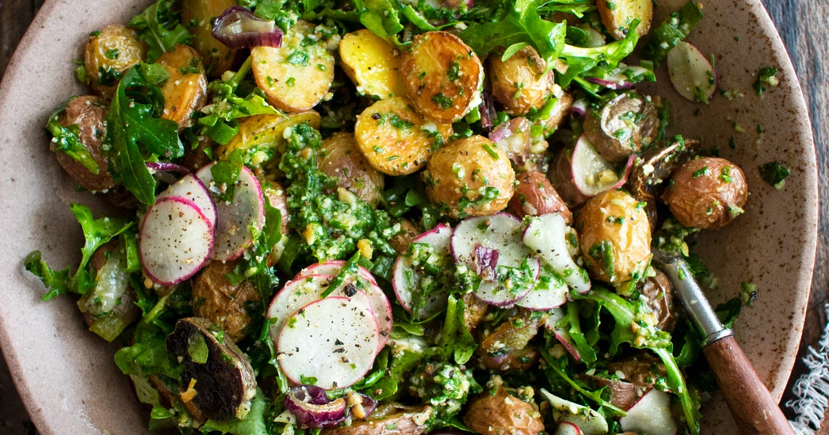 Arugula Pesto Potato Salad Recipe | Samsung Food App