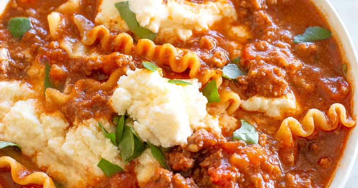 Lasagna Soup Recipe | Samsung Food App