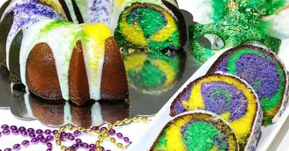 Mardi Gras Lemon Bliss Bundt Cake Recipe | Samsung Food App