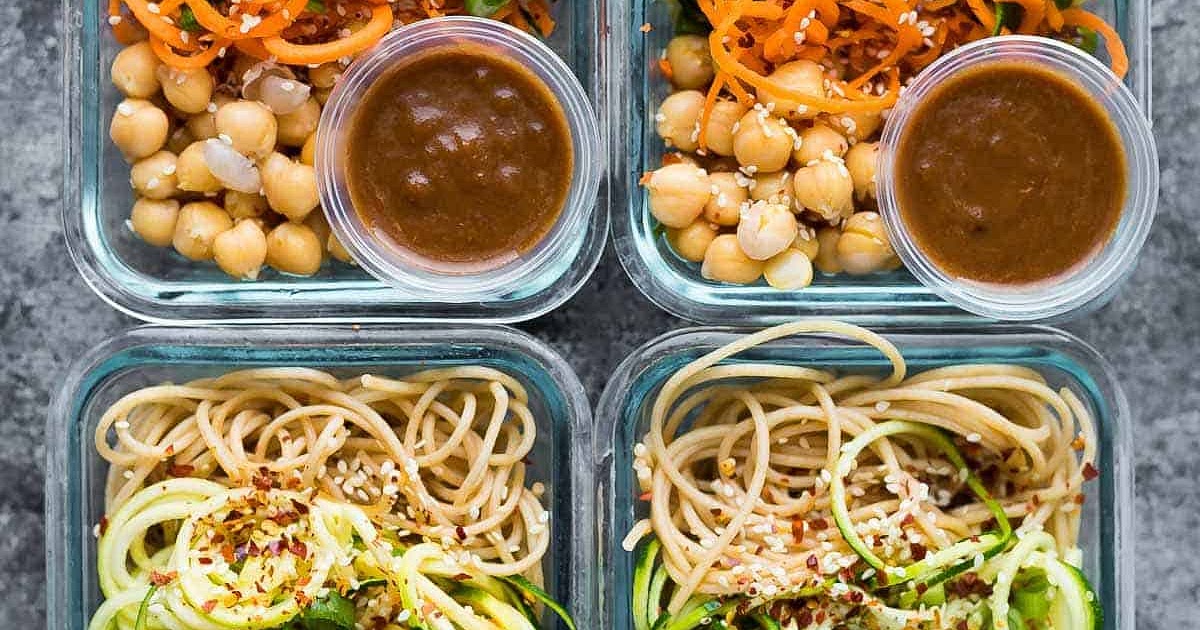 Cold Sesame Noodles with Spiralized Vegetables Recipe | Samsung Food App