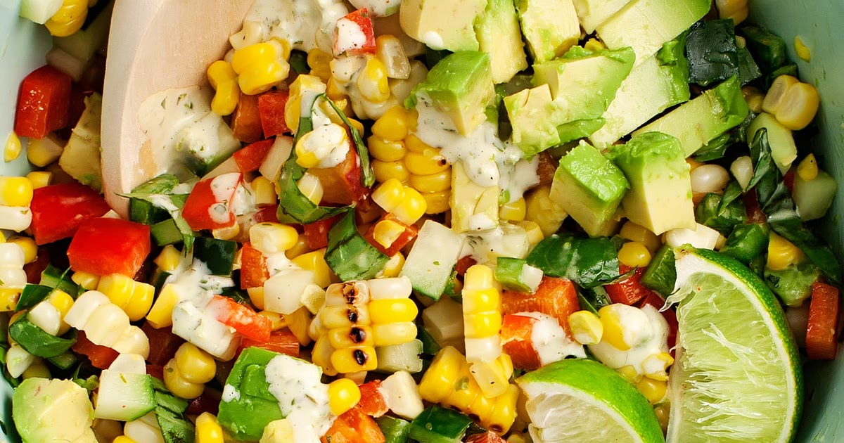 Grilled Corn Salad Recipe | Samsung Food App