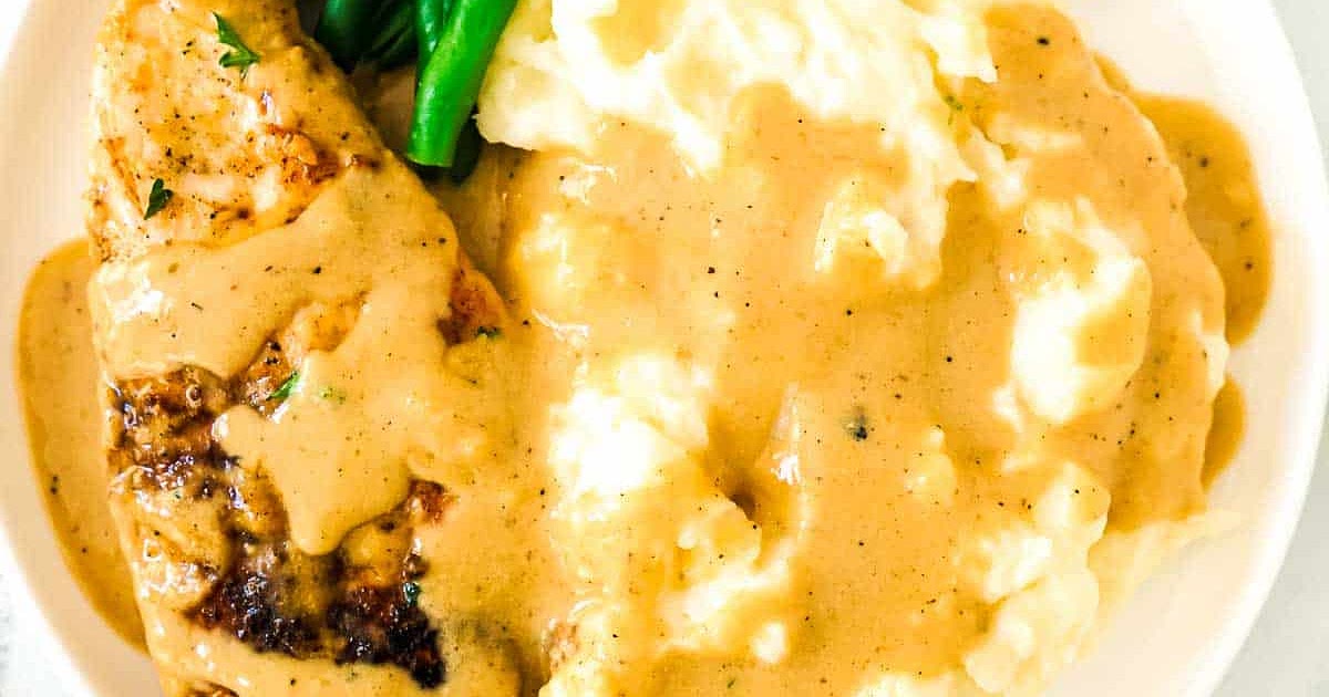 Creamy Chicken and Mashed Potatoes Recipe | Samsung Food App