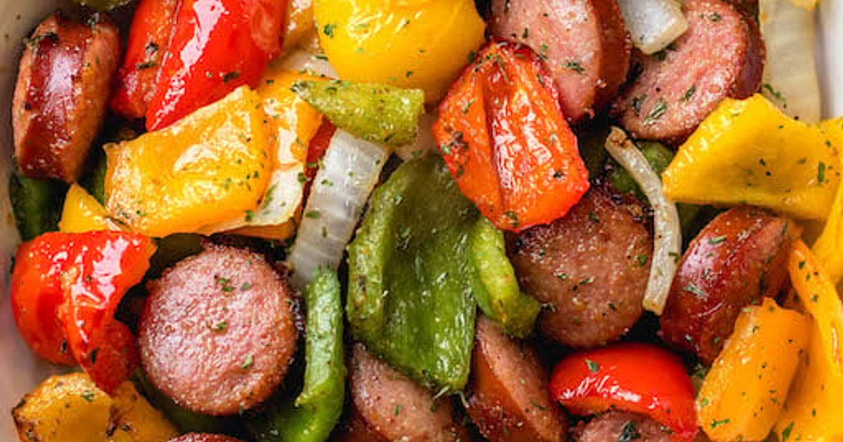 Air Fryer Sausage and Peppers Recipe | Samsung Food App