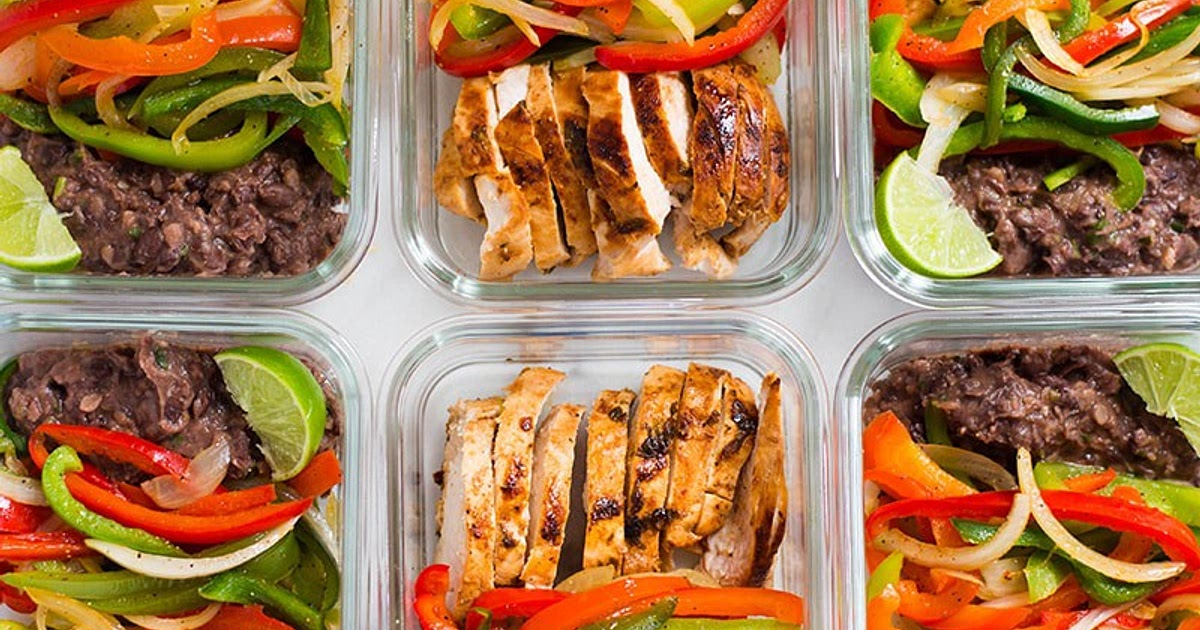 Healthy Chicken Fajitas Meal Prep Recipe | Samsung Food App