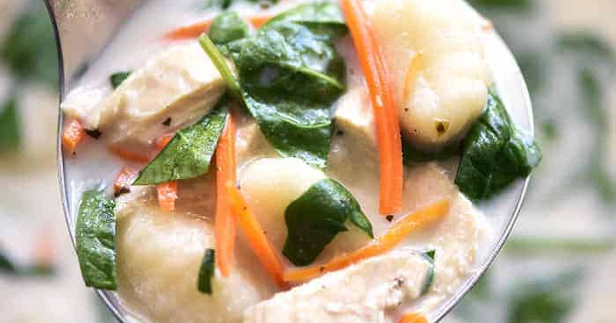 Slow Cooker Olive Garden Chicken Gnocchi Soup Recipe | Samsung Food App