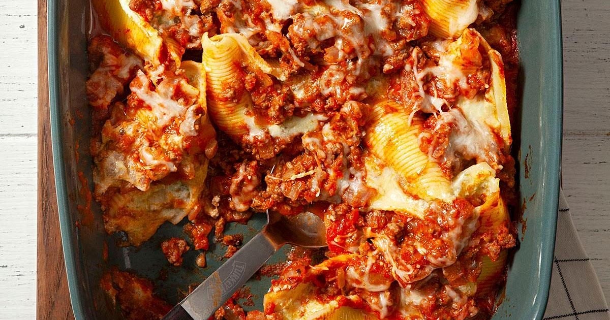 Easy Beef-Stuffed Shells Recipe | Samsung Food App