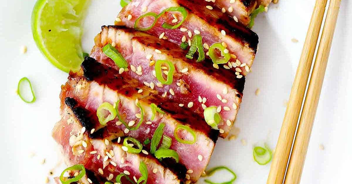 Six-Minute Seared Ahi Tuna Steaks Recipe | Samsung Food App
