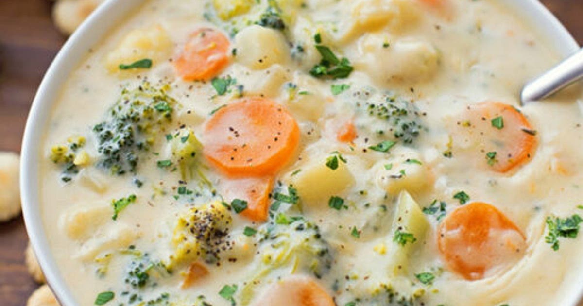 Cheesy Vegetable Chowder Recipe | Samsung Food App