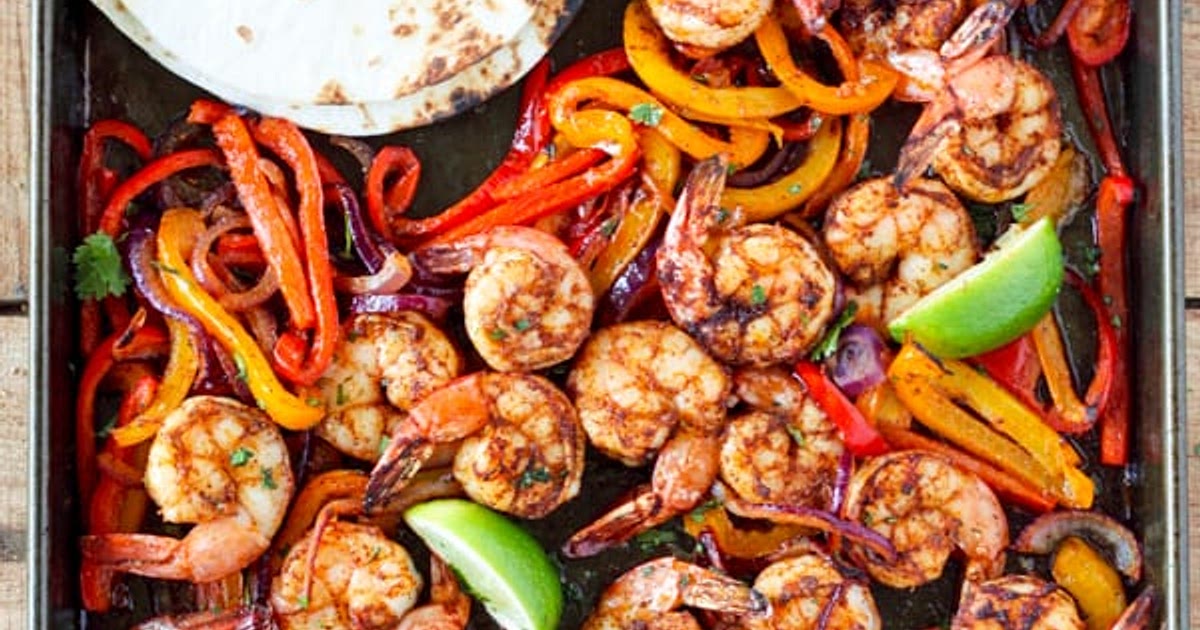 Sheet Pan Shrimp Fajitas Recipe | Samsung Food App