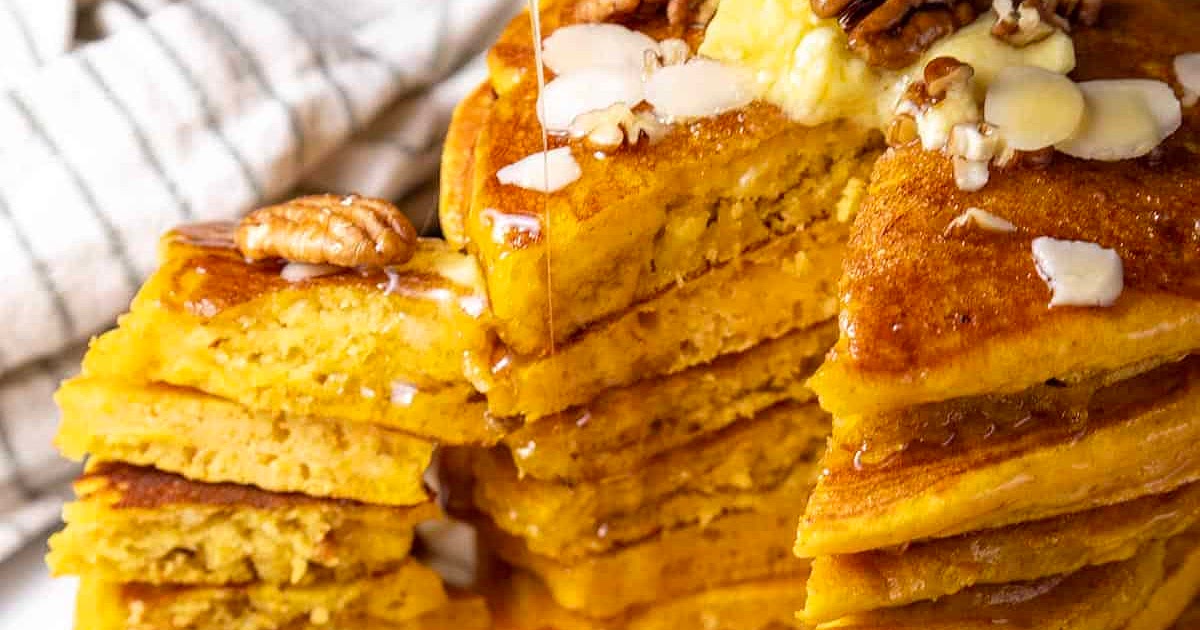 Vegan Pumpkin Pancakes Recipe | Samsung Food App