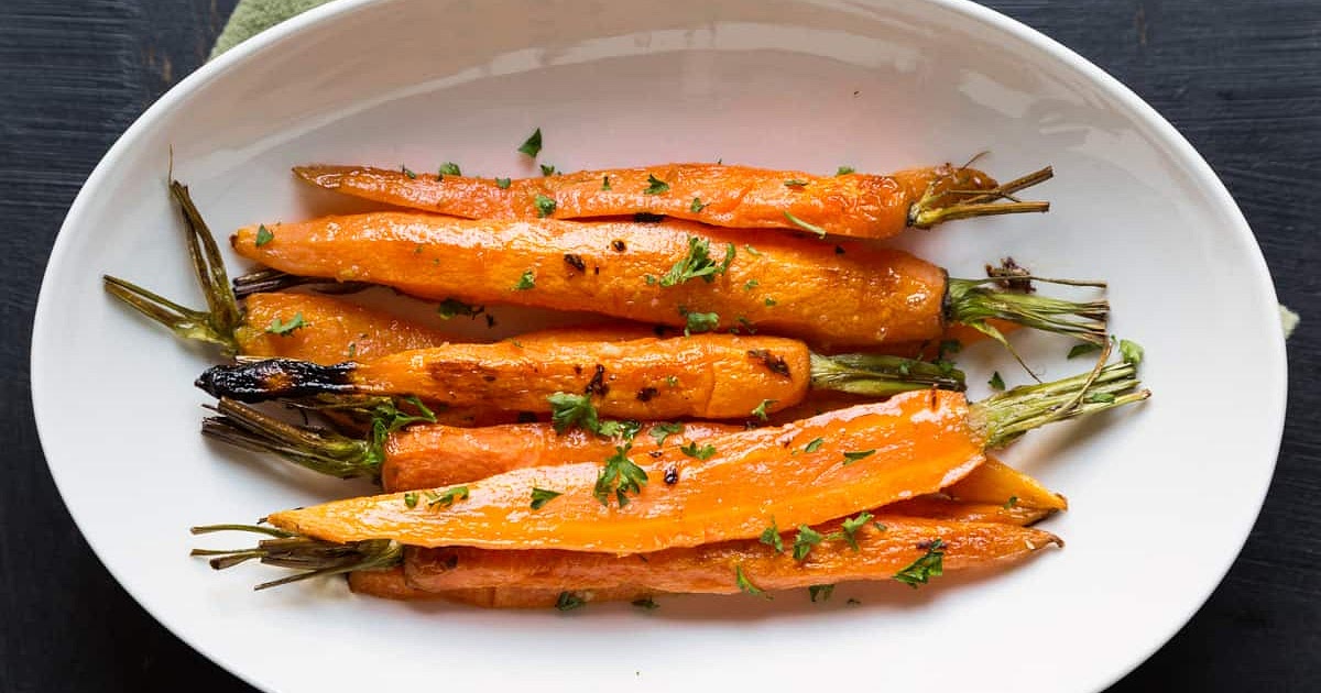 Roasted Carrots with Ginger & Sesame Oil Recipe | Samsung Food App