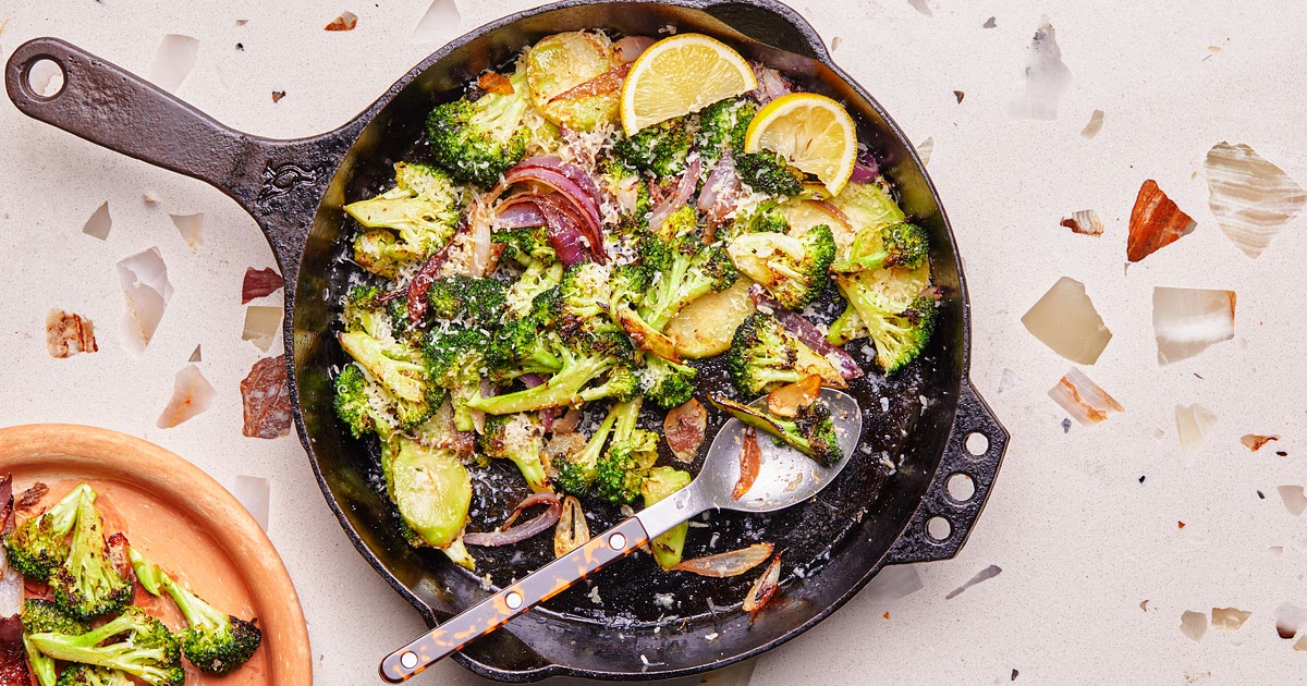 Broccoli With Onion and Parmesan Recipe | Samsung Food App
