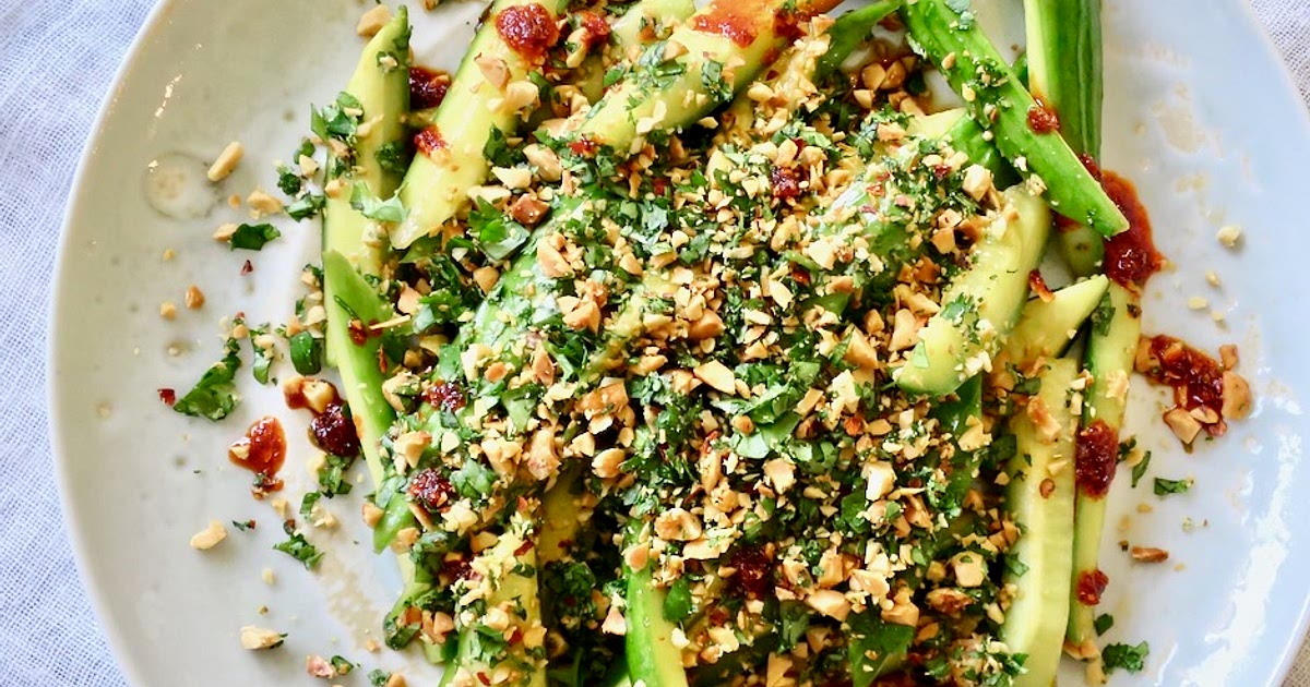 Cucumber Salad with Roasted Peanuts and Chile Recipe | Samsung Food App