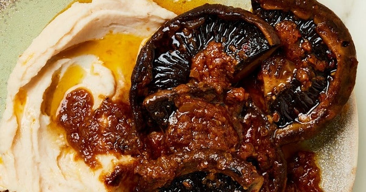 Portobello 'Steaks' and Butter Bean Mash Recipe | Samsung Food App