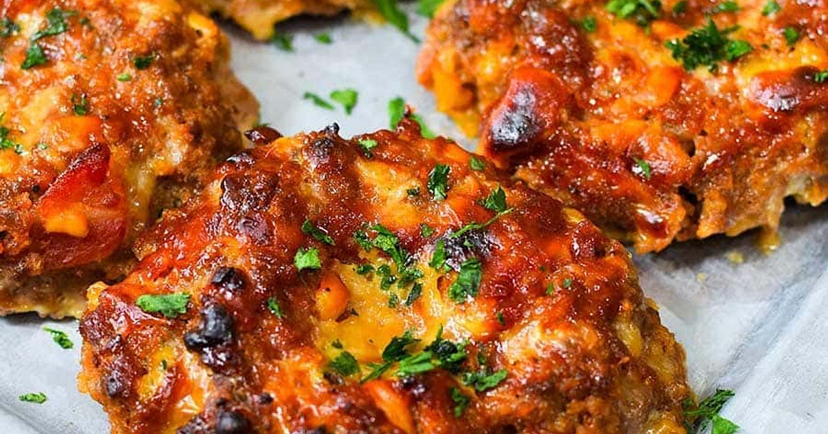 Mini BBQ Bacon Cheddar Meatloaf Recipe | Samsung Food App