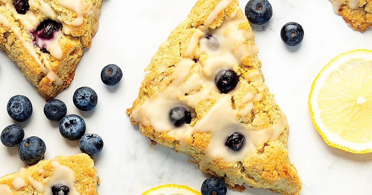 Keto Lemon Blueberry Scones Recipe | Samsung Food App