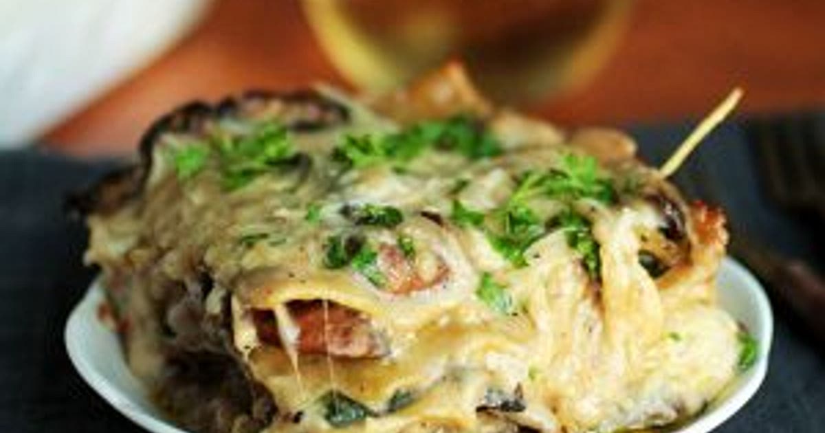 Mushroom and Spinach Lasagna Recipe | Samsung Food App
