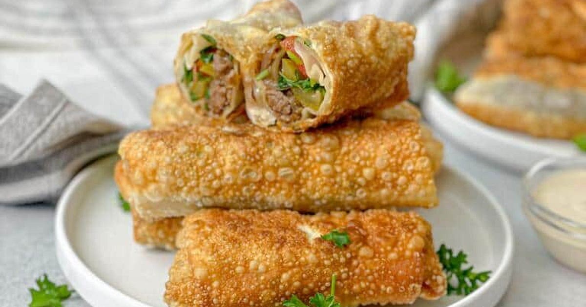 Beef Shawarma Egg Rolls Recipe | Samsung Food App