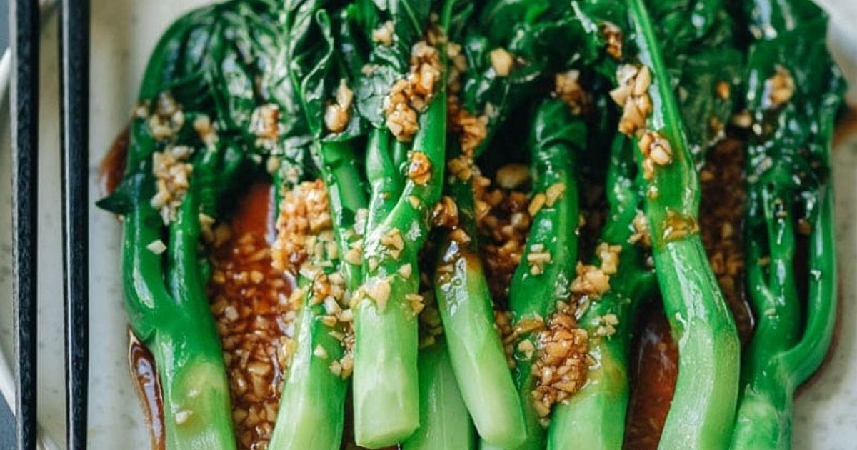 Chinese Broccoli with Oyster Sauce (蚝油芥蓝, Gai Lan) Recipe | Samsung Food App