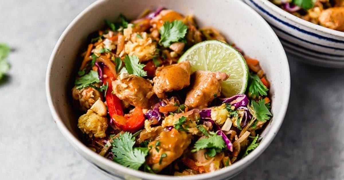 Healthy Chicken Pad Thai (Noodle-free!) Recipe | Samsung Food App