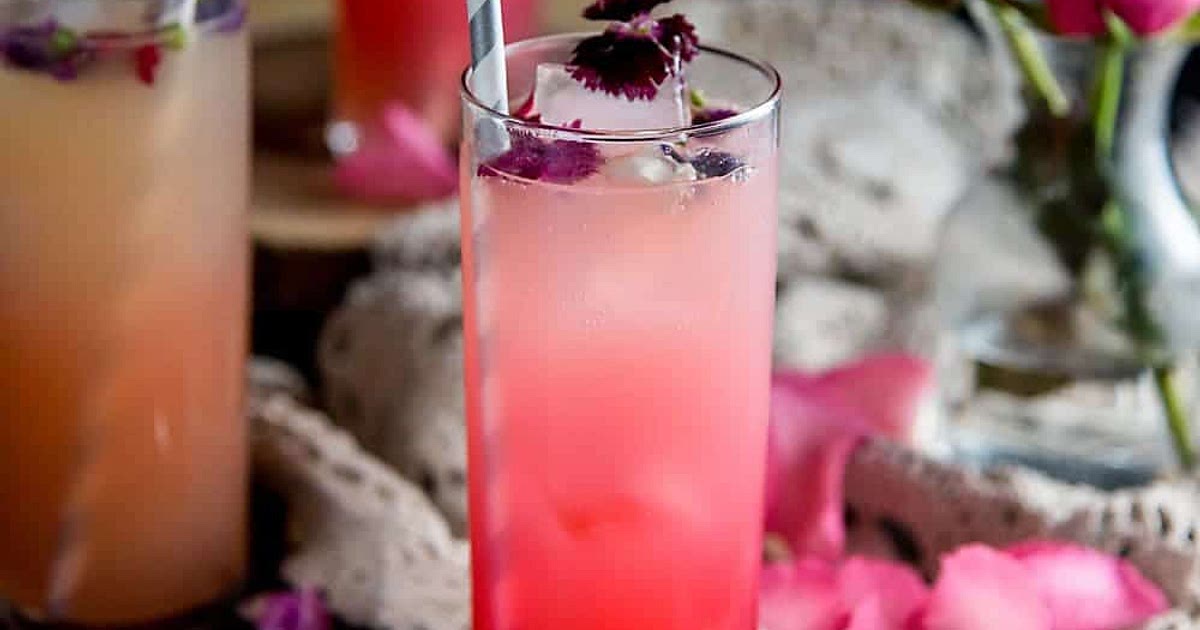 Floral Ginger Rose Fizz Recipe | Samsung Food App