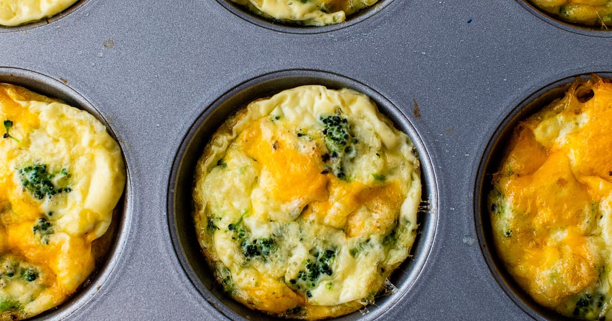 Broccoli and Cheese Egg Muffins Recipe | Samsung Food App