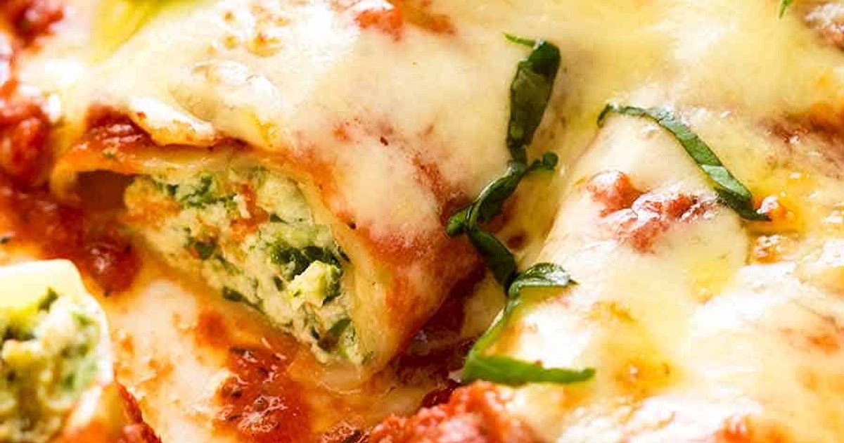 Spinach Ricotta Cannelloni Recipe | Samsung Food App