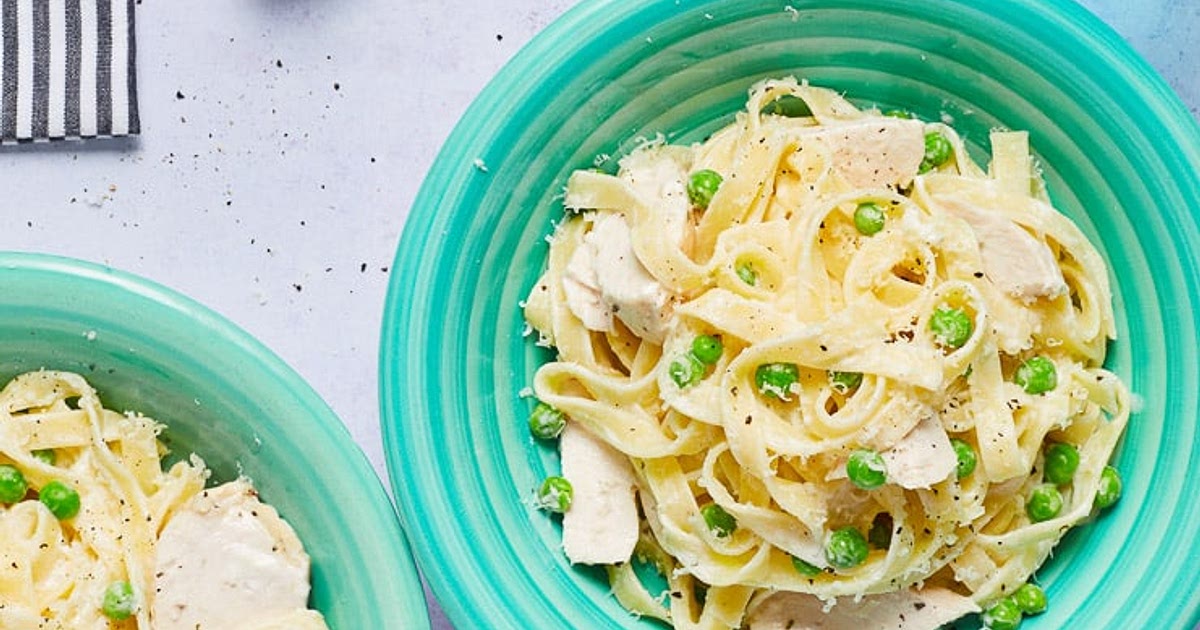 Chicken Alfredo Tagliatelle | Slimming & Weight Watchers Friendly Recipe | Samsung Food App