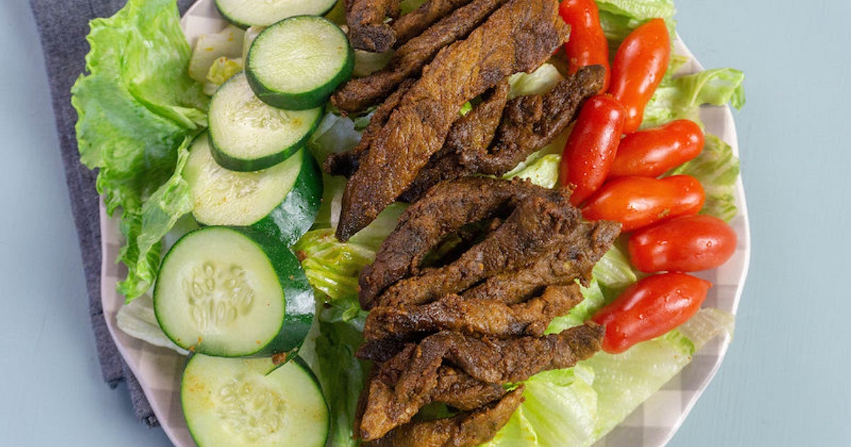 Salad with Shawarma Beef Recipe | Samsung Food App