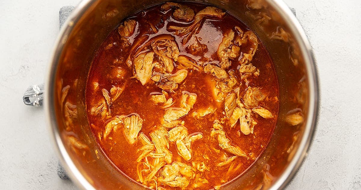 Easy Instant Pot Chicken Taco Meat Recipe | Samsung Food App