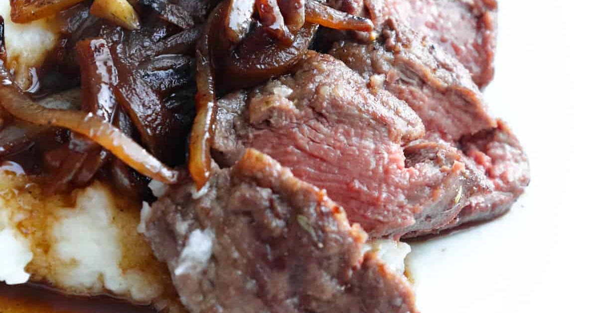 Venison Medallions with Onion Balsamic Sauce Recipe | Samsung Food App
