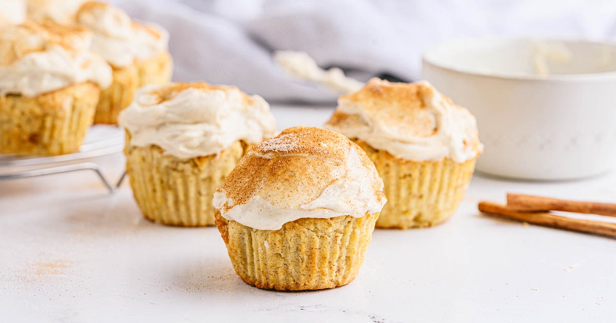 Snickerdoodle Muffins with Yogurt Frosting Recipe | Samsung Food App