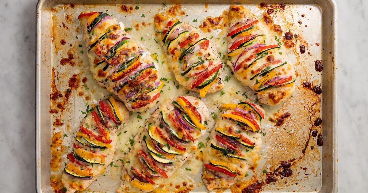 Primavera Stuffed Chicken Recipe | Samsung Food App