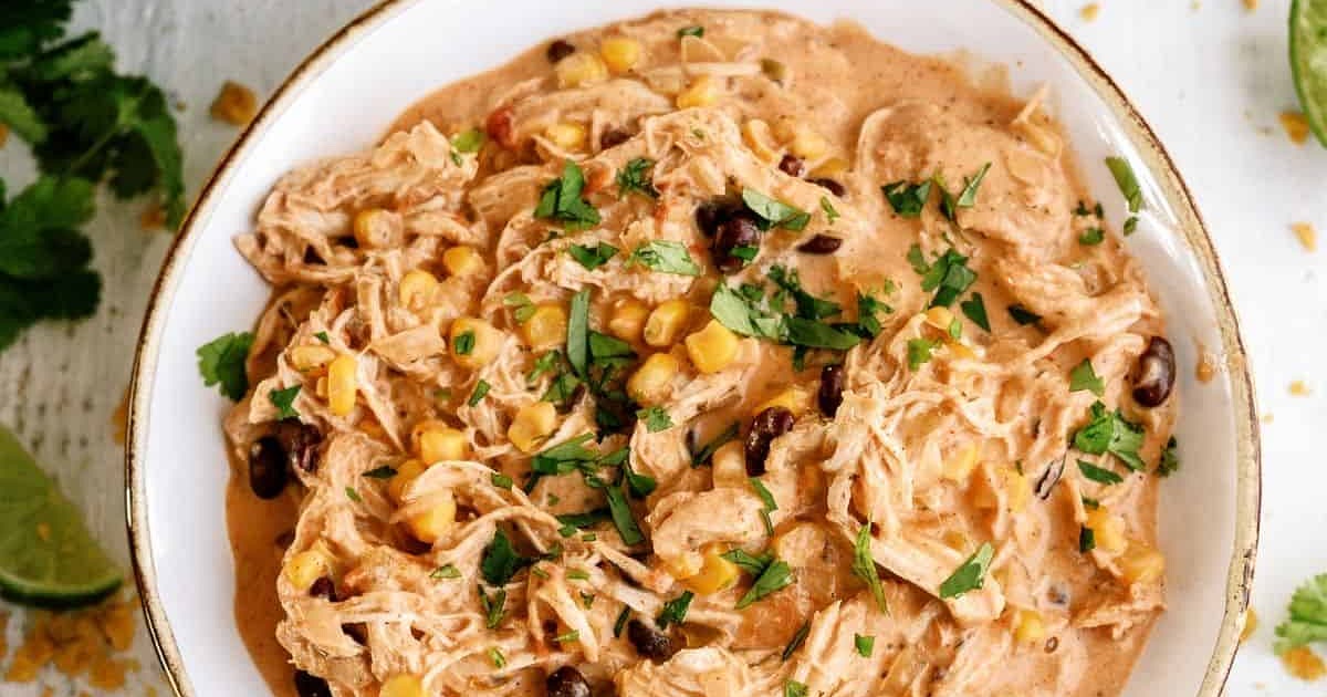 Instant Pot Creamy Fiesta Chicken Recipe | Samsung Food App