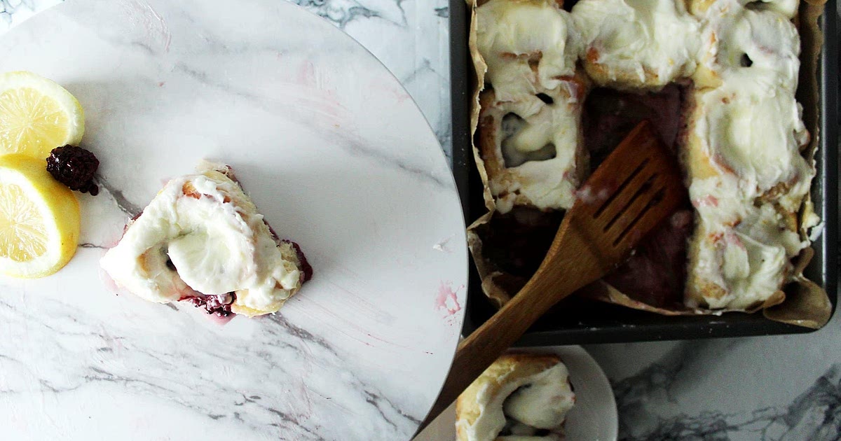 Blackberry Lemon Sweet Rolls Recipe | Samsung Food App