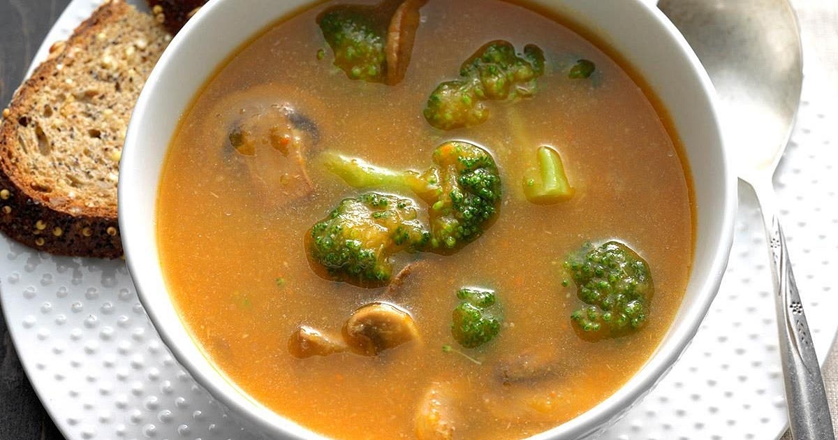 Mushroom & Broccoli Soup Recipe | Samsung Food App