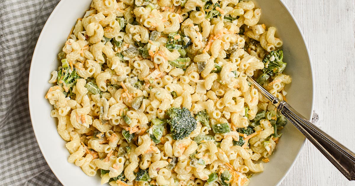 Dr. Rachel’s Favorite Low-FODMAP Macaroni Salad; Gluten-free, Vegetarian Recipe | Samsung Food App