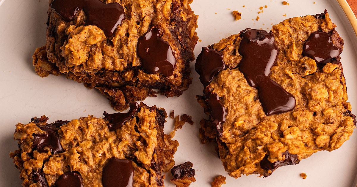 Vegan Pumpkin Oatmeal Bars (gluten free) Recipe | Samsung Food App