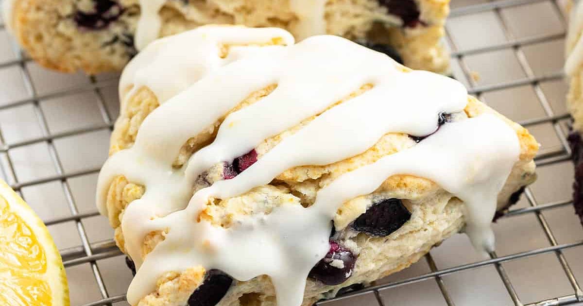 Lemon Blueberry Scones Recipe | Samsung Food App