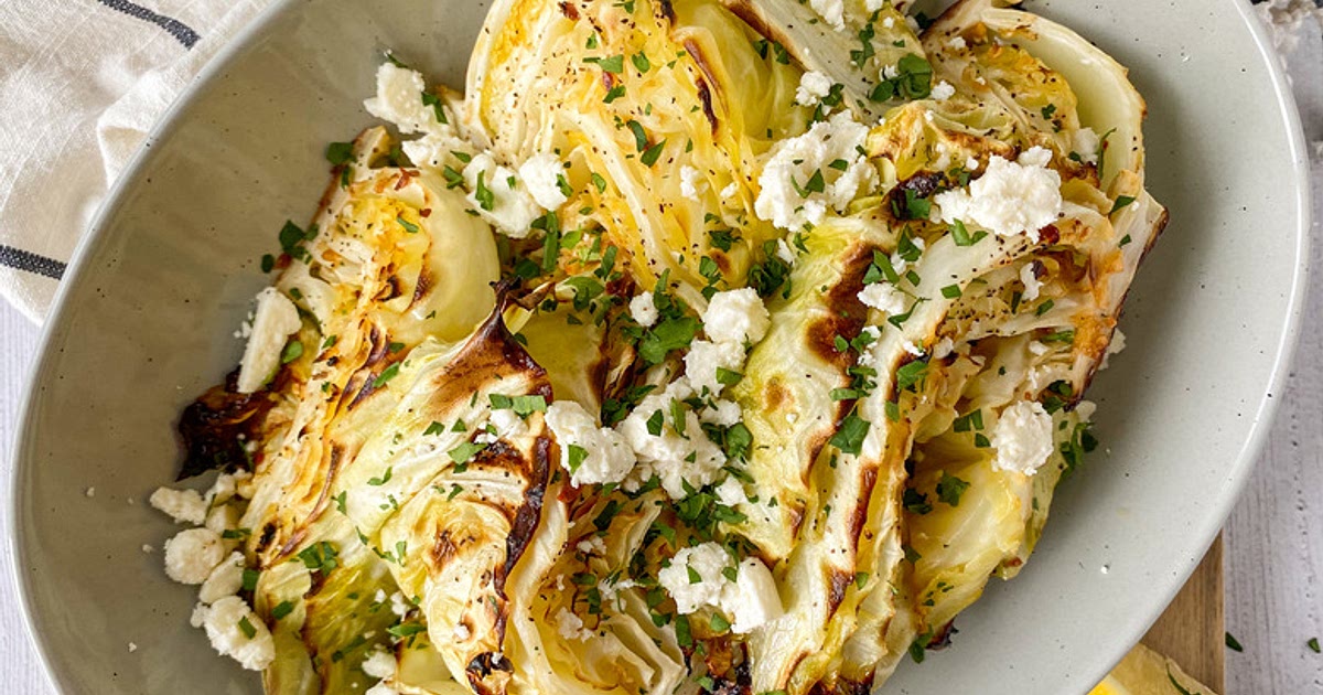 Roasted Cabbage Wedges Recipe | Samsung Food App