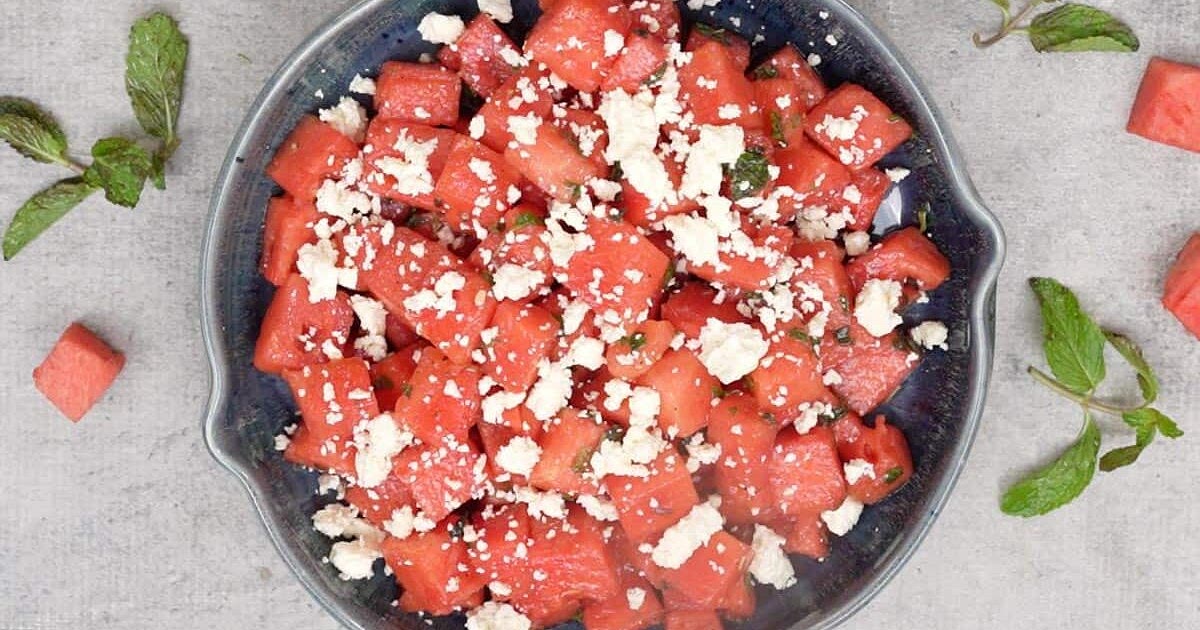 Watermelon Feta Salad Recipe | Samsung Food App